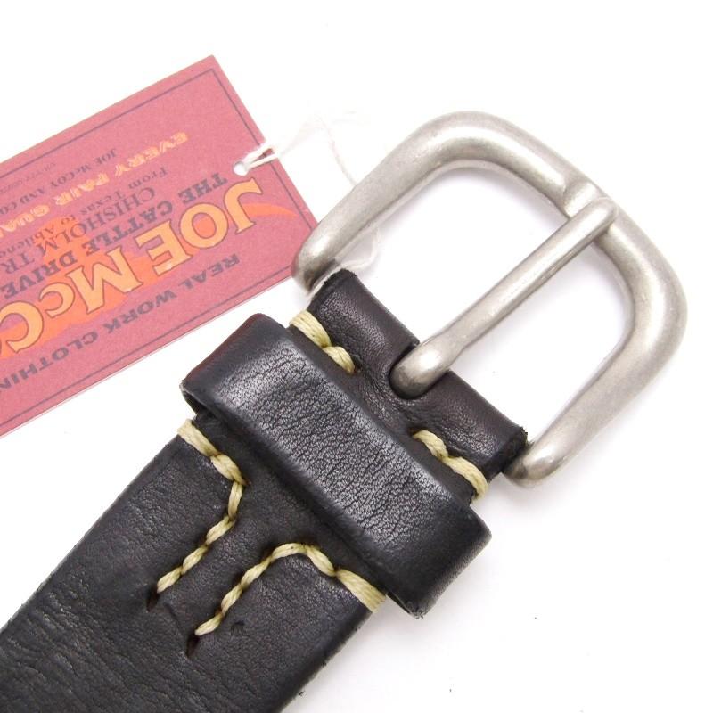 未使用 JOE McCOY ジョーマッコイ レザーベルト カウハイド MA17041  