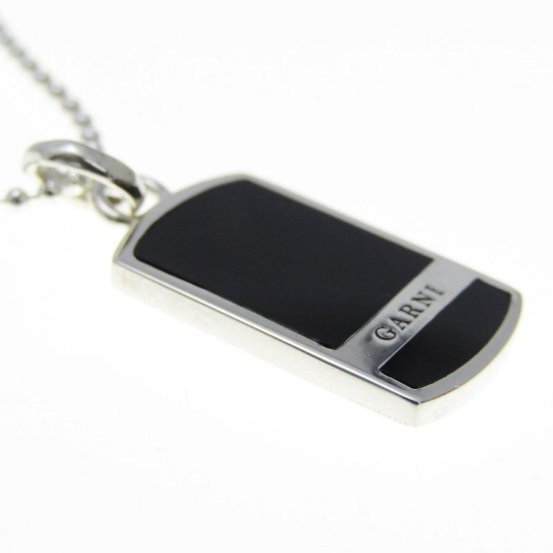GARNI ガルニ　スクエアオニキスネックレス GARNI - Square Onyx Pendant / スクエア オニキス ペンダント
