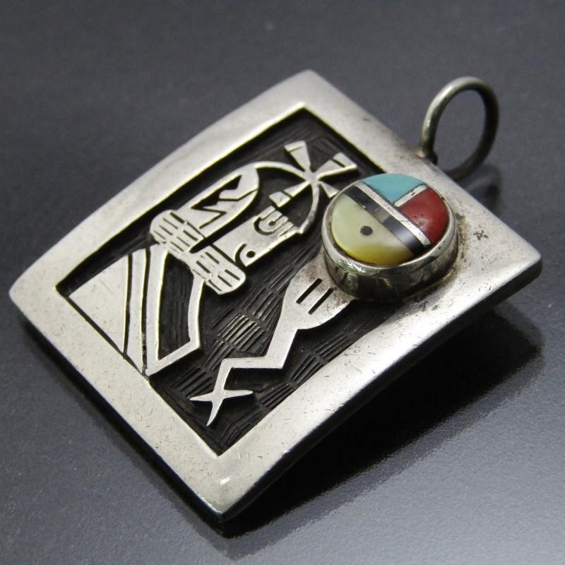 シルバー 0.950 魚エンブレム アンティークケース シルバー 0.950 魚