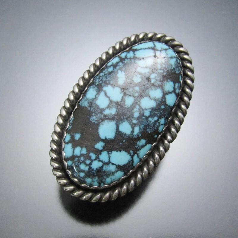 Navajo ナバホ族 リング ターコイズ ワイヤー 指輪 18.5号