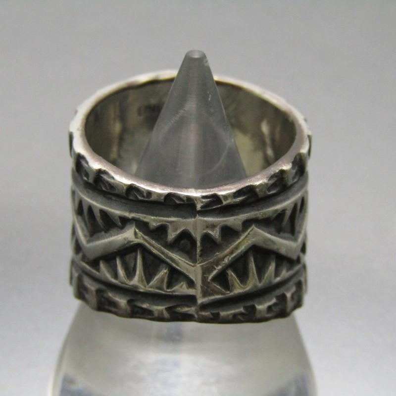 サンシャインリーヴス　サンダーバードダブルスタンプ20.5号リング Sunshine Reeves ナバホ族 リング サンダーバード スタンプ