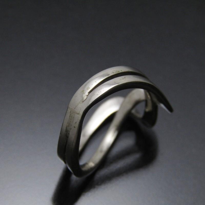 美品 Michael Kirk イスレタ族 リング ツイスト マイケルカーク