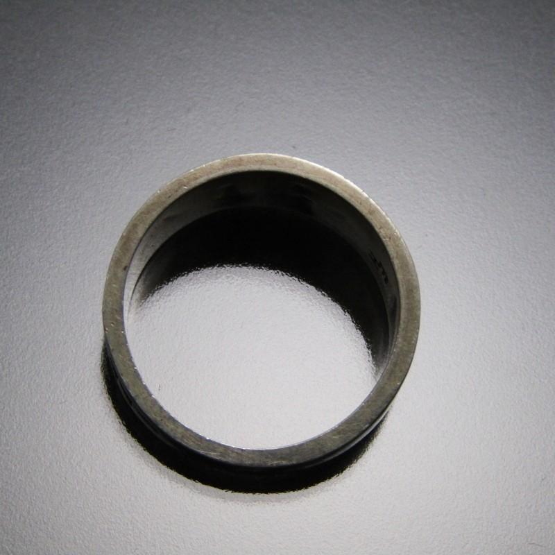 Hopi ホピ族 リング コーン トウモロコシ オーバーレイ シルバー