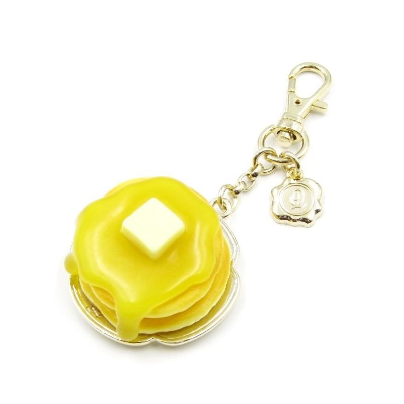 美品 Q-Pot キューポット キーホルダー メープルシロップパンケーキ  