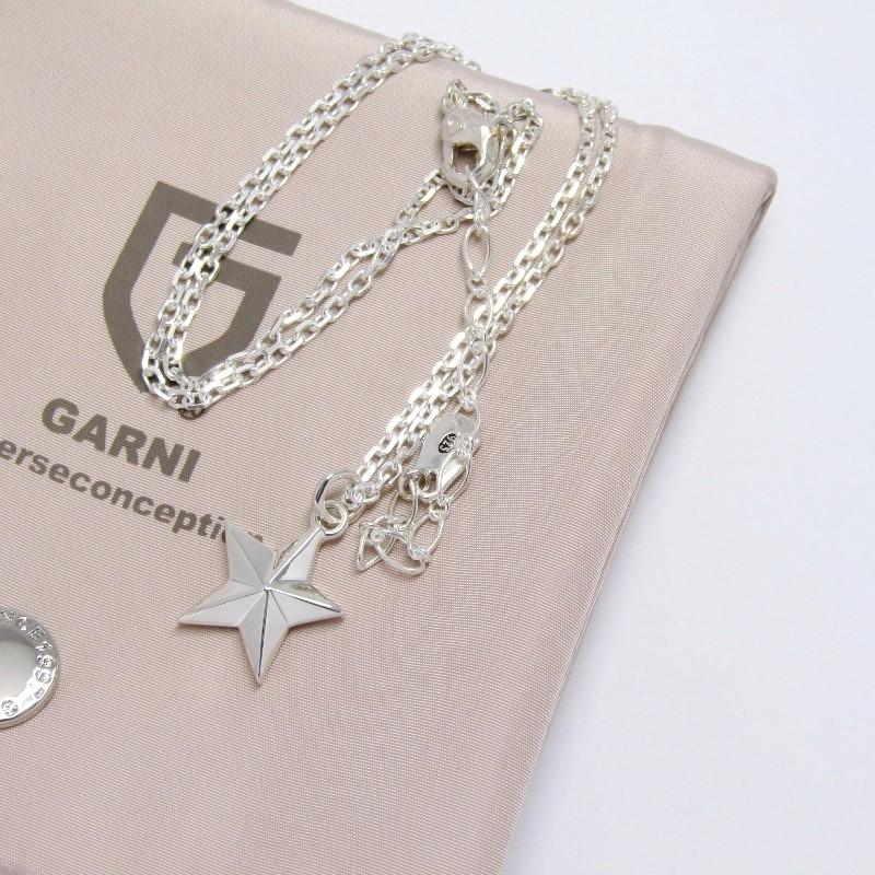 GARNI 未使用 ガルニ ネックレス Star Pendant - L シルバー925 GARNI 未使用 ガルニ ネックレス Star Pendant - L シルバー925