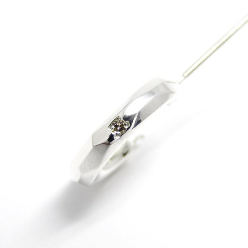 未使用 GARNI ガルニ ピアス GP19031 Twelve Stone Pierce ダイヤモンド トゥエルブストーン 4月 誕生石  シルバー925 片耳 中古 28003032