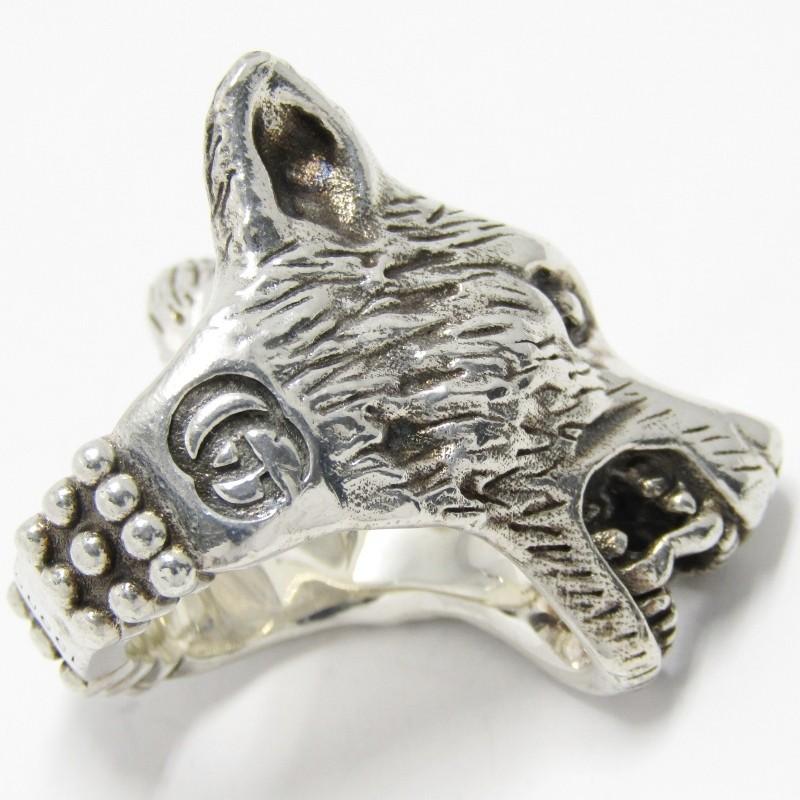 GUCCI グッチ リング ANGER FOREST Wolf head Ring Loved