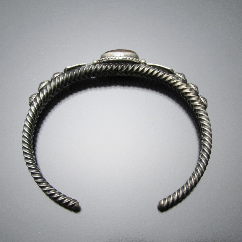 ドノヴァンキャドマン インディアンジュエリー　ターコイズバングル 美品 Donovan Cadman ナバホ族 バングル ダマリ ターコイズ