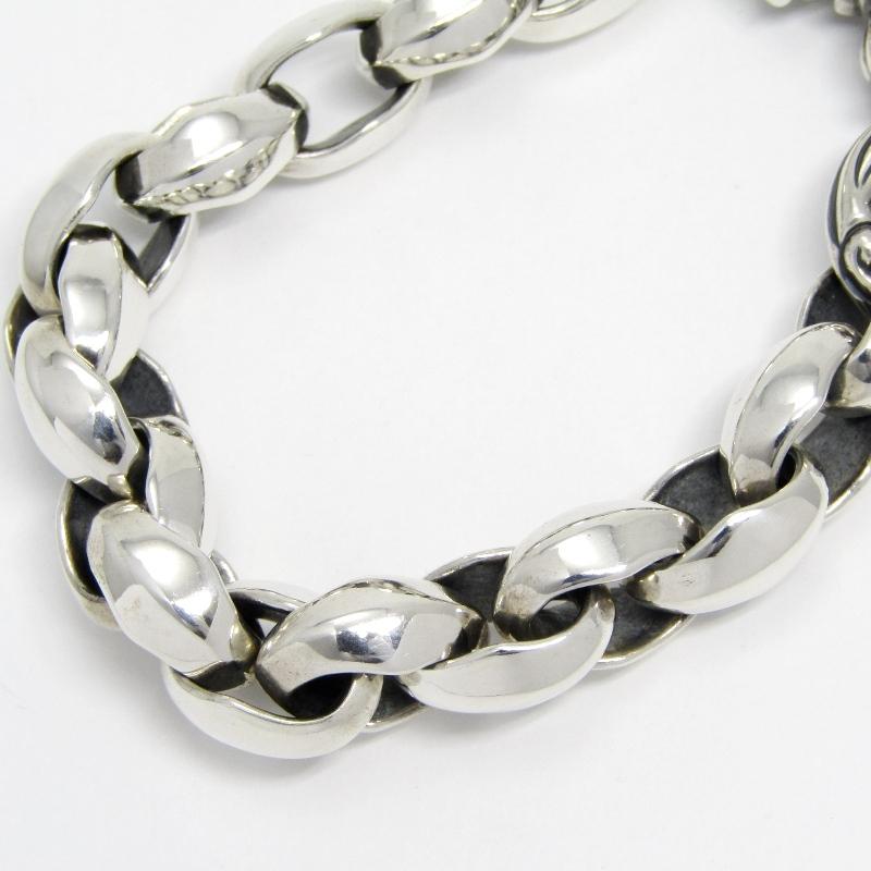 LONE ONES 美品 ロンワンズ シルクリンクブレスレットM LKB001M LONE ONES 美品 ロンワンズ シルクリンクブレスレットM LKB001M