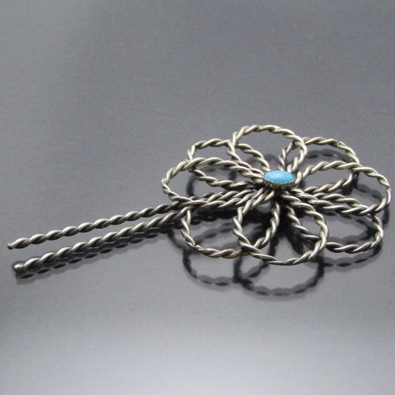 Navajo vintage ヘアーアクセサリー シルバー かんざし ナバホ