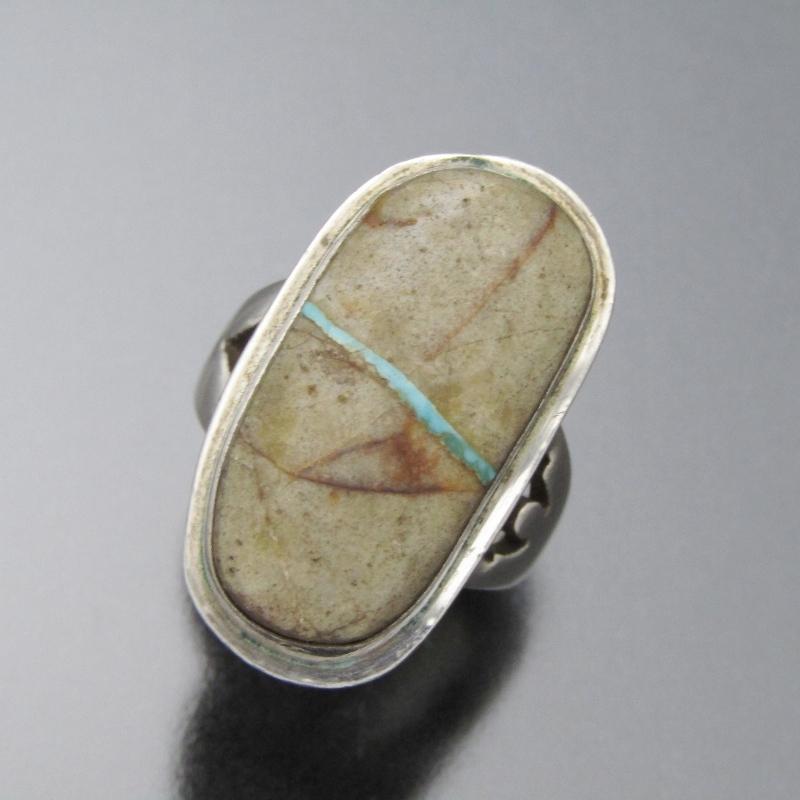 J charley ナバホ族 リング ボルダーターコイズ シルバー925
