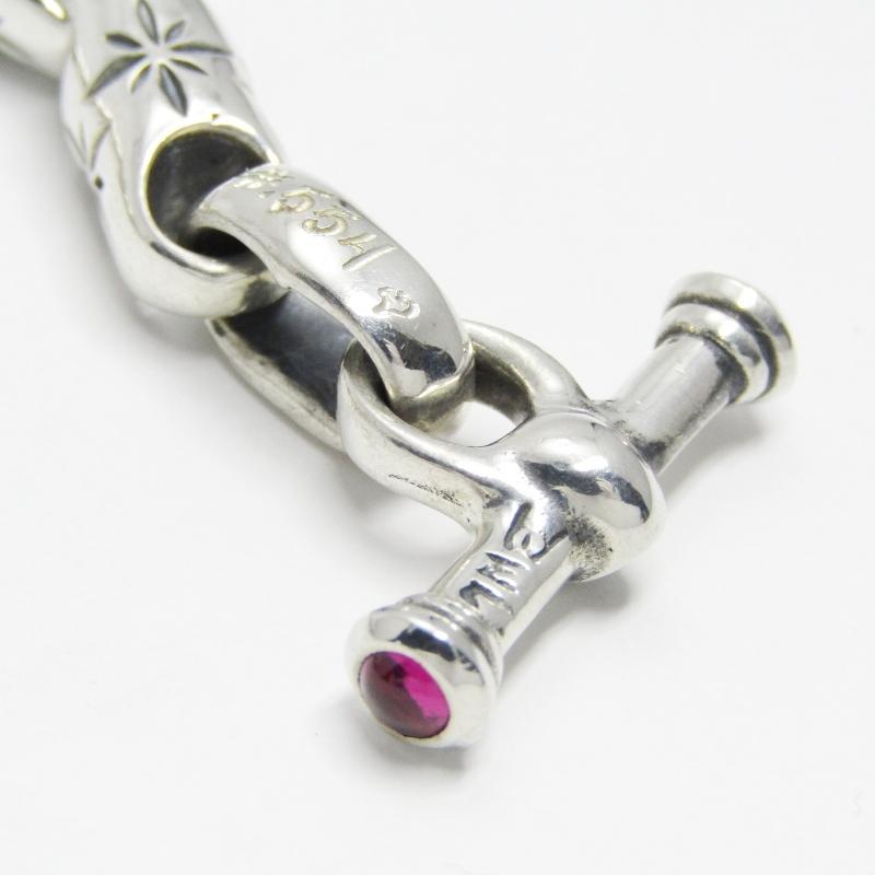 BWL ビルウォールレザー ミッドスター ブレスレット ガーネット 925 BWL ビルウォールレザー ミッドスター ブレスレット ガーネット 925