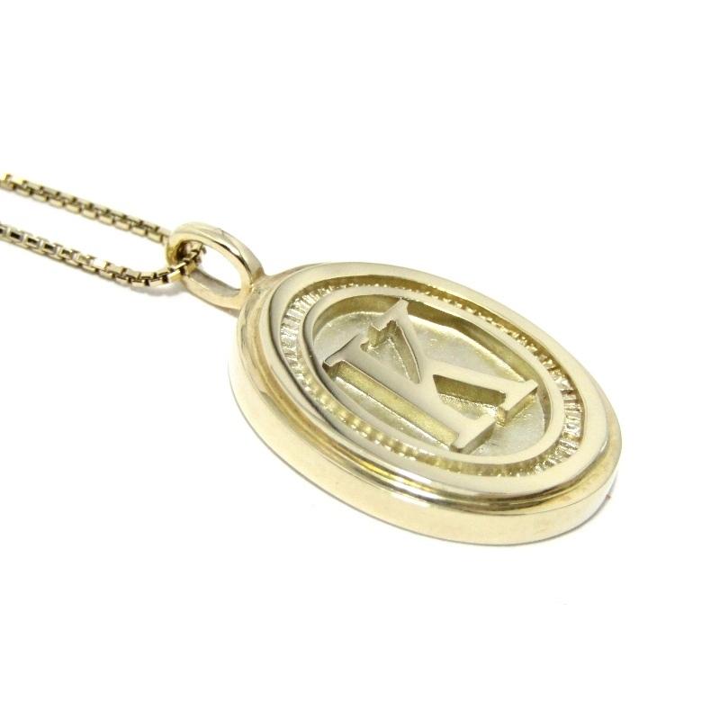 美品 Quellechance ケルシャンス ネックレス イニシャルK K10 美品 Quellechance ケルシャンス ネックレス イニシャルK K10
