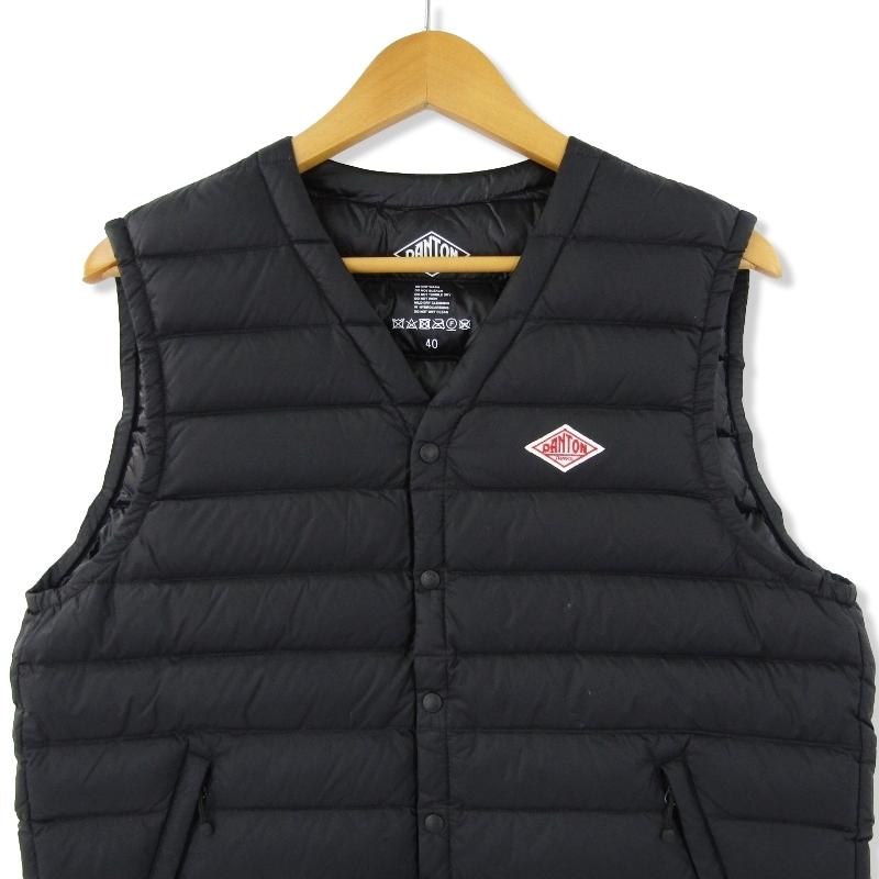 DANTON ダントン インナーダウンベスト JD-8753 ベスト Vネック  