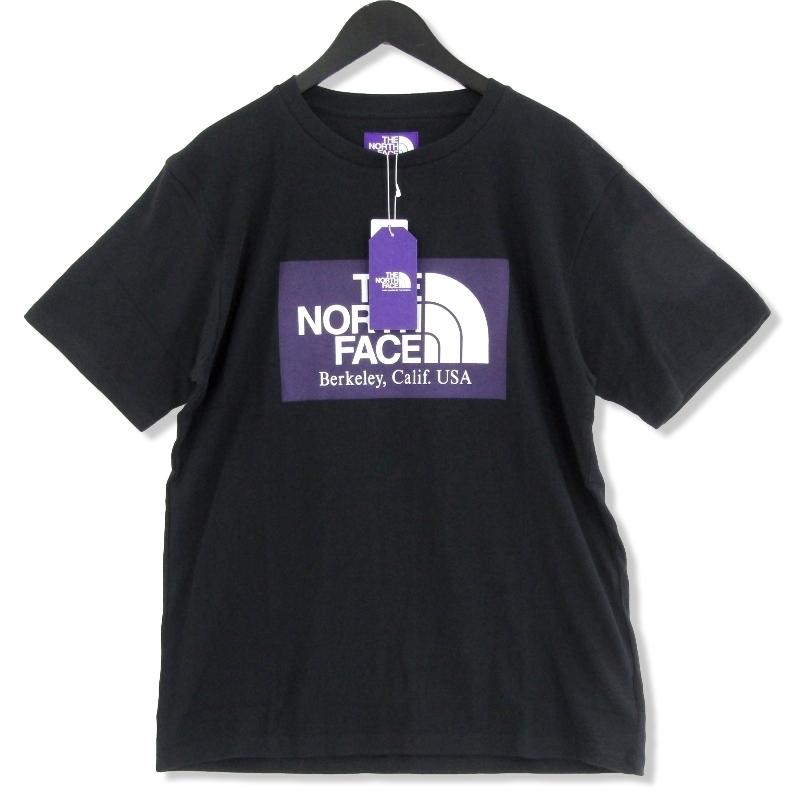 未使用 THE NORTH FACE PURPLE LABEL ノースフェイスパープルレーベル H/S LOGO TEE NT3953N ビッグロゴ ブラック 黒 L メンズ  中古 28004195｜classic