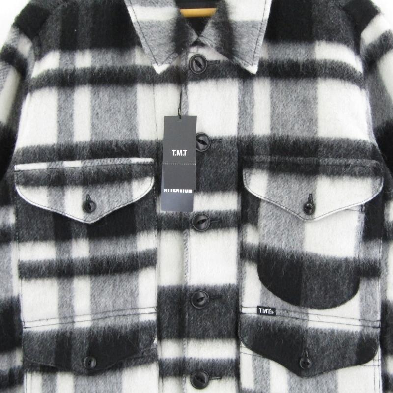 未使用 TMT ティーエムティー PLAID FUR WORK SHIRTS-TYPE