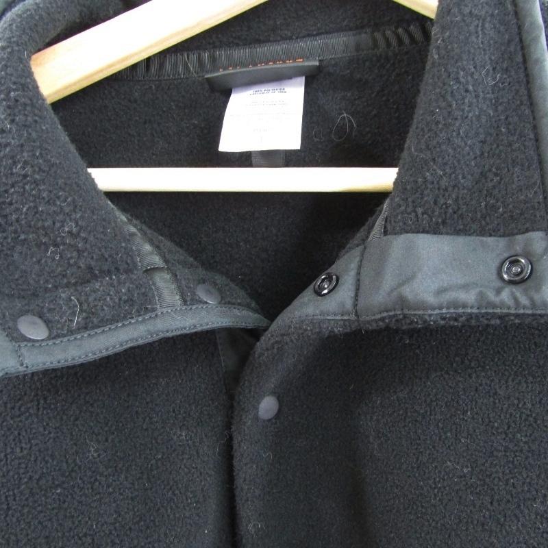 美品 Patagonia シンチラ パタゴニア フリース スナップT 黒 古着 80s USA製 Patagonia 初期 ポケットなし スナップT