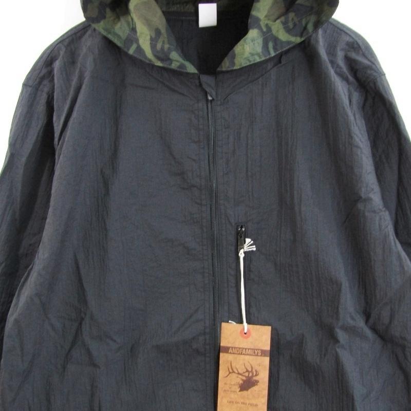 未使用 ANDFAMILYS アンドファミリー ジップアップパーカー JK-2005607  
