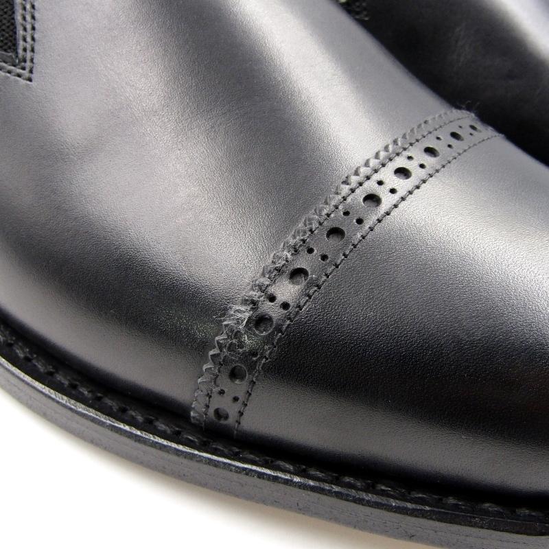 新品未使用✨ジャランスリワヤ　98921ストレートチップ　 サイドゴア　ブラック JALAN SRIWIJAYA 未使用 ジャランスリワヤ サイドエラスティック