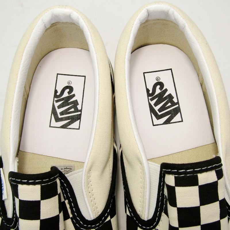 廃盤　VANS ANAHEIM CHECKER SLIP ON 白黒　26.5㌢ 廃盤 VANS ANAHEIM CHECKER SLIP ON 白黒 26.5㌢ 靴