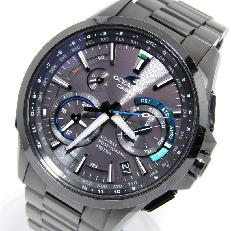 カシオ オシアナス電波ソーラーGPS OCW-G1000B-1A3JF CASIO カシオ オシアナス OCW-G1000B-1A3JF OCEANUS フルメタル