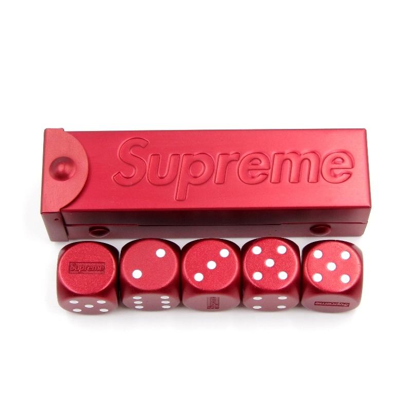 良品 Supreme シュプリーム Aluminum Dice Set 2021SS サイコロ