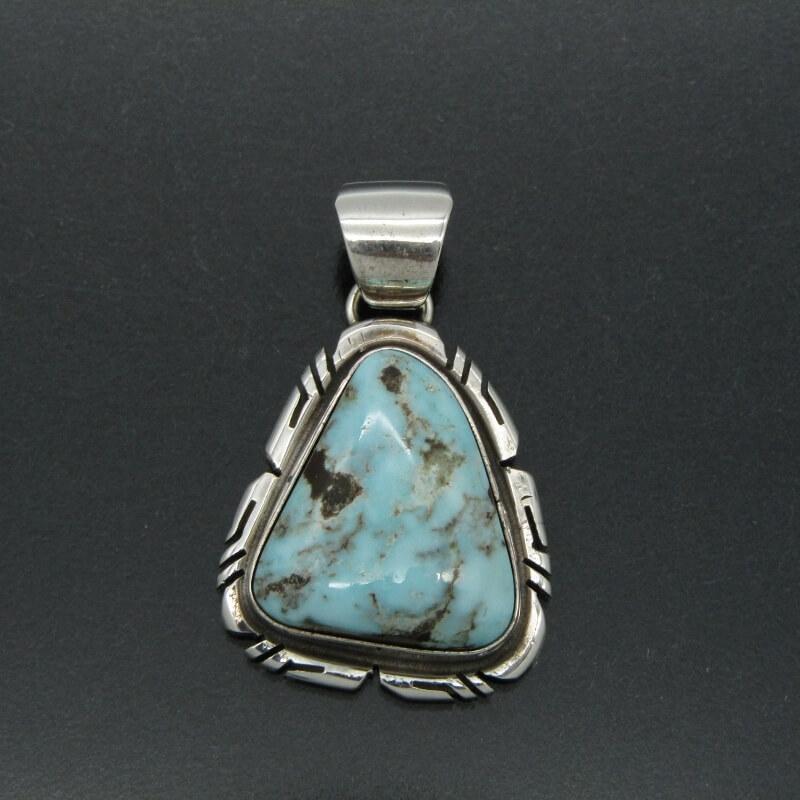 MOTO leathers_things_motor ターコイズペンダント 美品 Elouise Kee ナバホ族 ペンダント ターコイズ イルイスキー