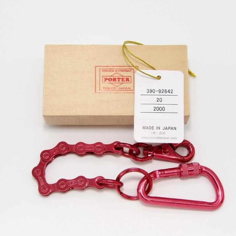 PORTER ポーター キーチェーン BICYCLE CHAIN SHORT RED 390 PORTER ポーター キーチェーン BICYCLE CHAIN SHORT RED 390