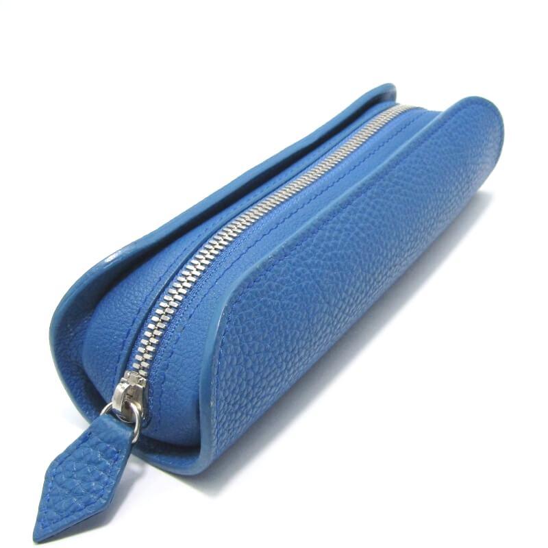 Le Bonheur ルボナー デブ ペンケース シュランケンカーフ シボ革 ロゴ