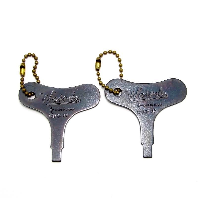 WEIRDO 未使用 ウィアード キーホルダー 2点セット WIND UP KEY HOLDER 