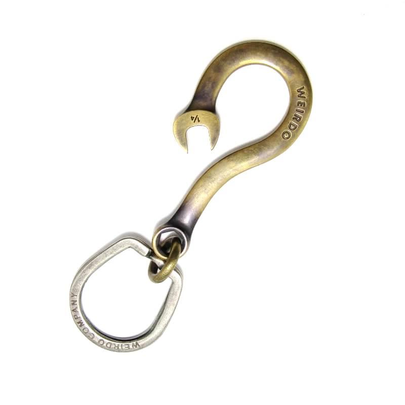 未使用 WEIRDO ウィアード キーチェーン WG001 SPANNER KEY CHAIN スパナ キーホルダー キーフック 真鍮 馬蹄型キーリング 28005854 : 28005854 : クラシック - 通販 - Yahoo!ショッピング 未使用 WEIRDO ウィアード キーチェーン WG001 SPANNER KEY CHAIN スパナ キーホルダー キーフック 真鍮 馬蹄型キーリング 28005854 : 28005854 : クラシック - 通販 - Yahoo!ショッピング