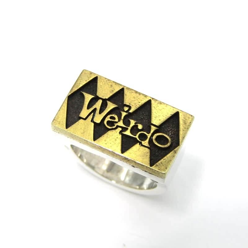 WEIRDO 未使用 ウィアード リング WJ001 SIG-RING シグリング シグネット ロゴ SV925/BRASS シルバー925 ブラス 日本製 11号 28005864 : クラシック - 通販 - Yahoo!ショッピング WEIRDO 未使用 ウィアード リング WJ001 SIG-RING シグリング シグネット ロゴ SV925/BRASS シルバー925 ブラス 日本製 11号 28005864 : クラシック - 通販 - Yahoo!ショッピング