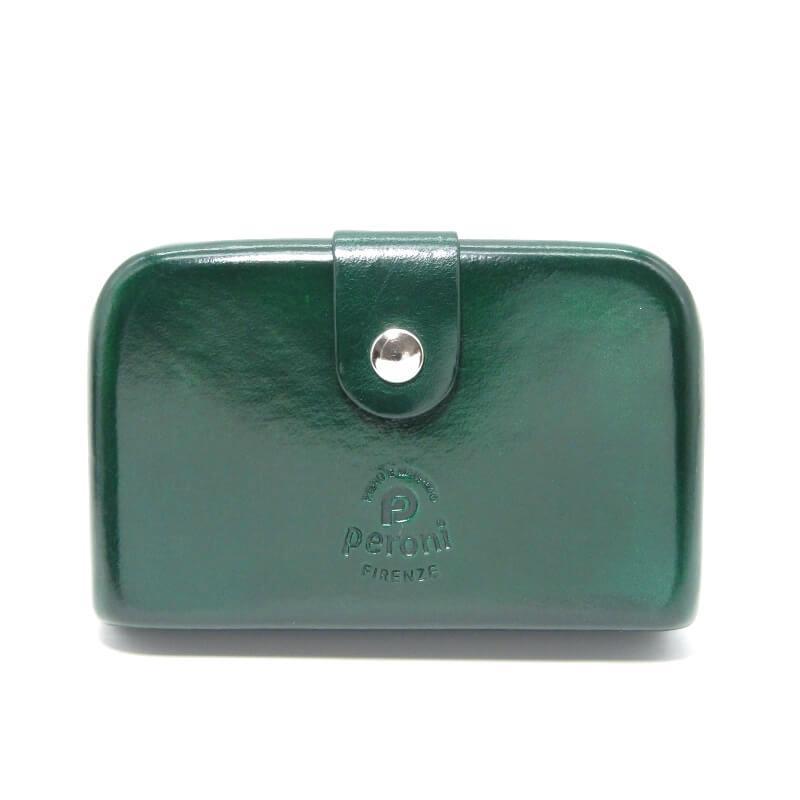 美品 peroni ペローニ ミニ財布 1428D トランク型 カードケース 美品 peroni ペローニ ミニ財布 1428D トランク型 カードケース