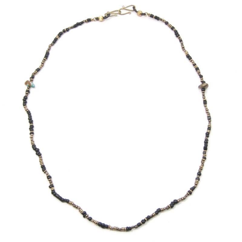 未使用 SunKu サンク グラスホルダー SK065 Glass Holder マスクチェーン ネックレス ブラス ビーズ マスク