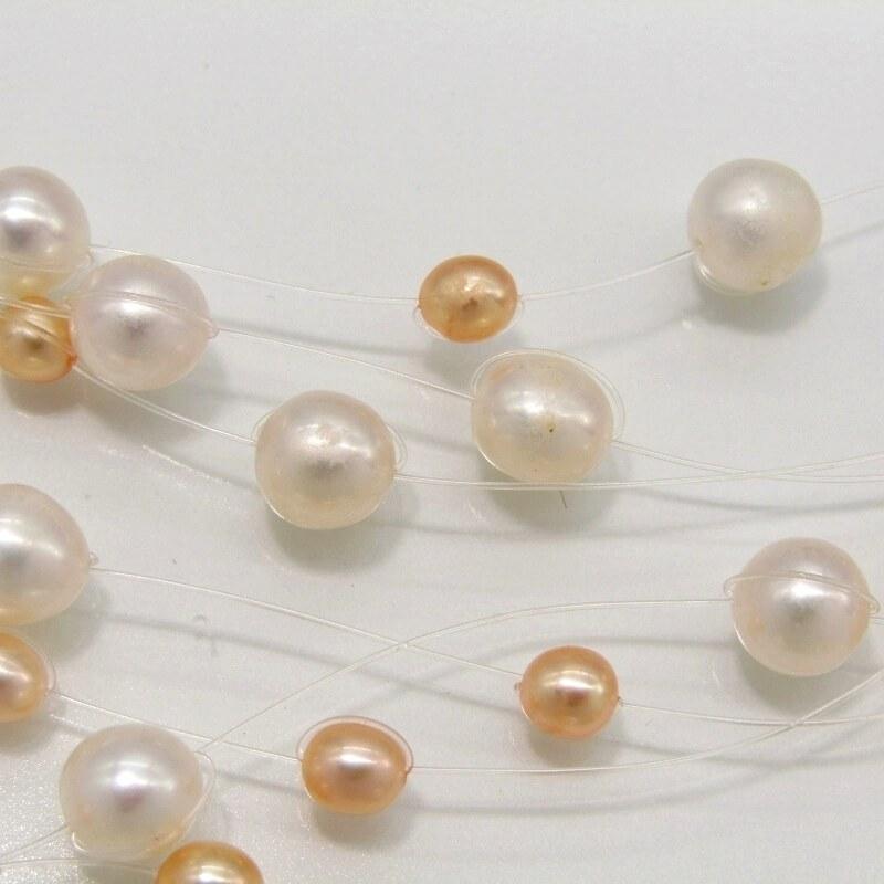 TASAKI タサキ ネックレス パール 5連 テグス糸 留め金 k18 TASAKI タサキ ネックレス パール 5連 テグス糸 留め金 k18