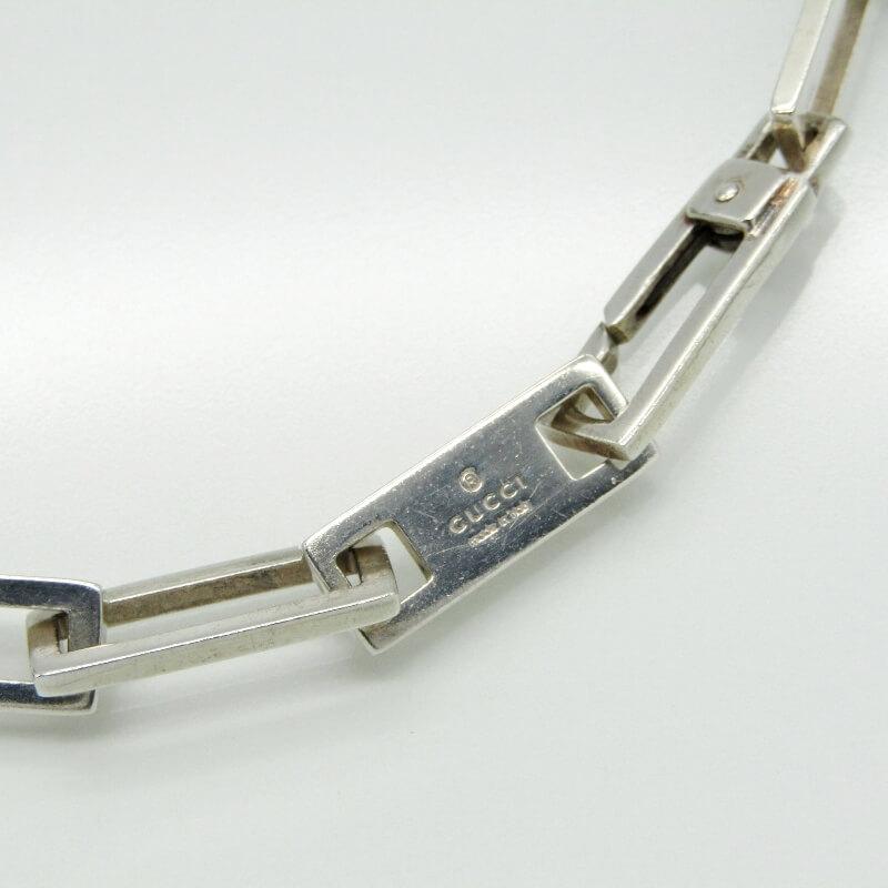 GUCCI グッチ ネックレス スクエアリンクチェーン 029113 09840 GUCCI グッチ ネックレス スクエアリンクチェーン 029113 09840