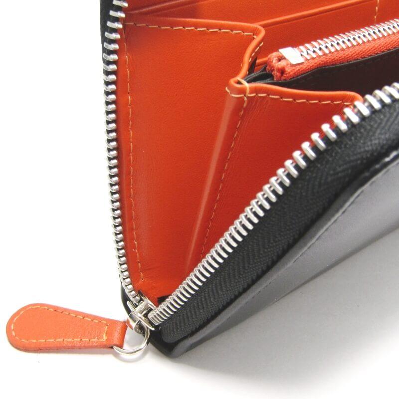 ETTINGER 未使用 エッティンガー 長財布 ST2051EJR ORANGE カーフ  