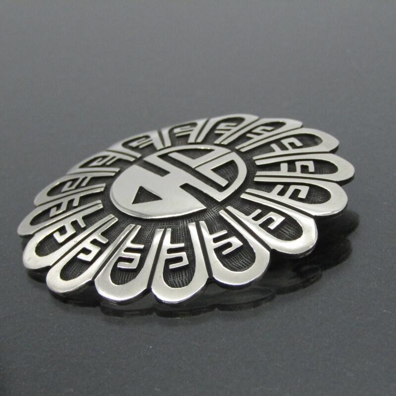 Hopi ホピ族 ペンダント サンフェイス オーバーレイ F刻印 ホピ Hopi ホピ族 ペンダント サンフェイス オーバーレイ F刻印 ホピ