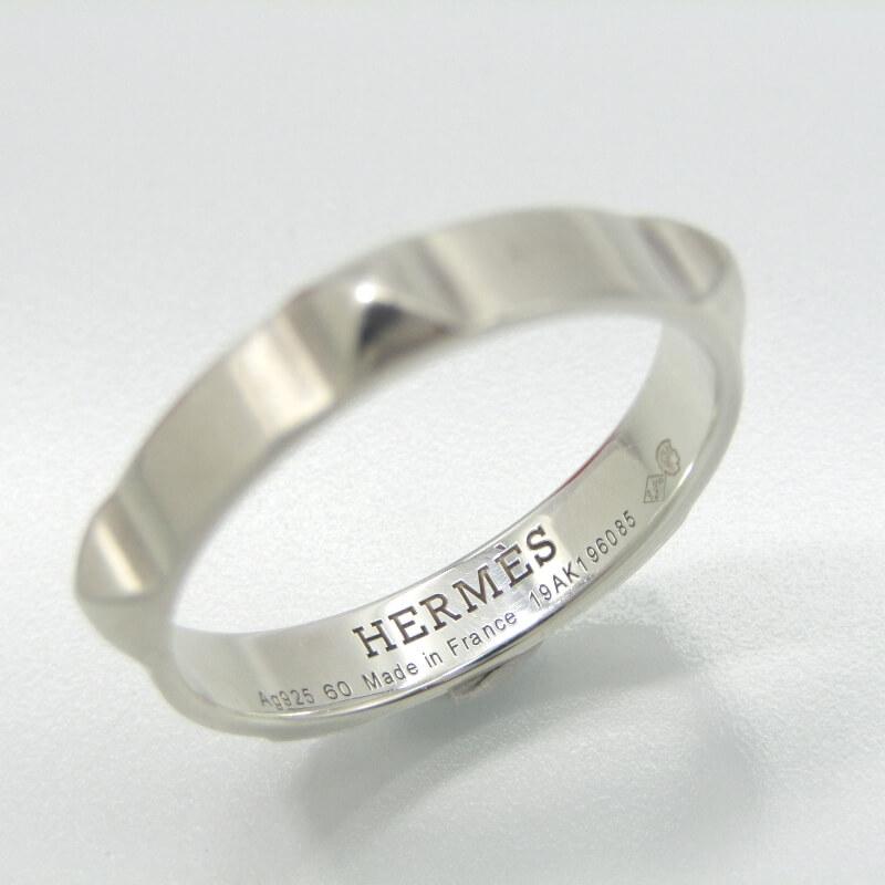 HERMES エルメス リング ミニ クルー PM #60 Mini Clous Ring HERMES エルメス リング ミニ クルー PM #60 Mini Clous Ring