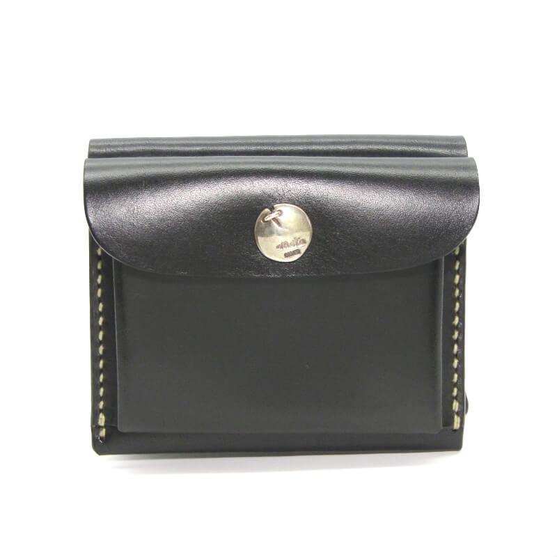 未使用 MOTO モト ミニ財布 W9 MINI WALLET イタリアンカウレザー 二 