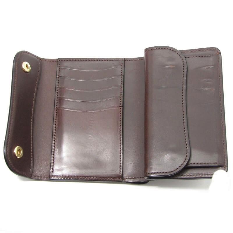WILDSWANS ワイルドスワンズ 三つ折り財布 サドルプルアップ BYRNE  