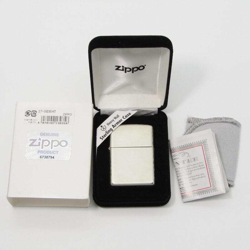 美品 ZIPPO ジッポー STERLING #27 ARMOR SIDEHT 2020年製 3面
