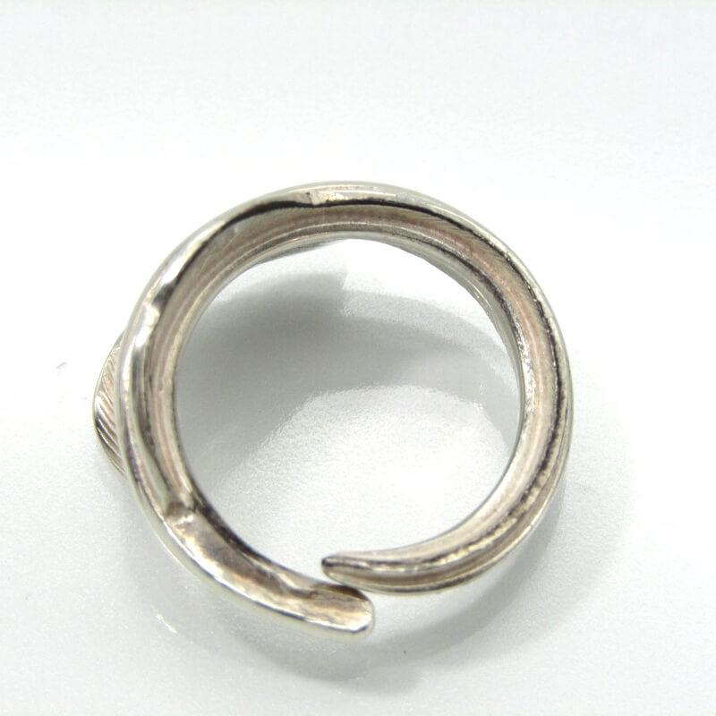 LARRY SMITH シルバー フェザーリング 8号