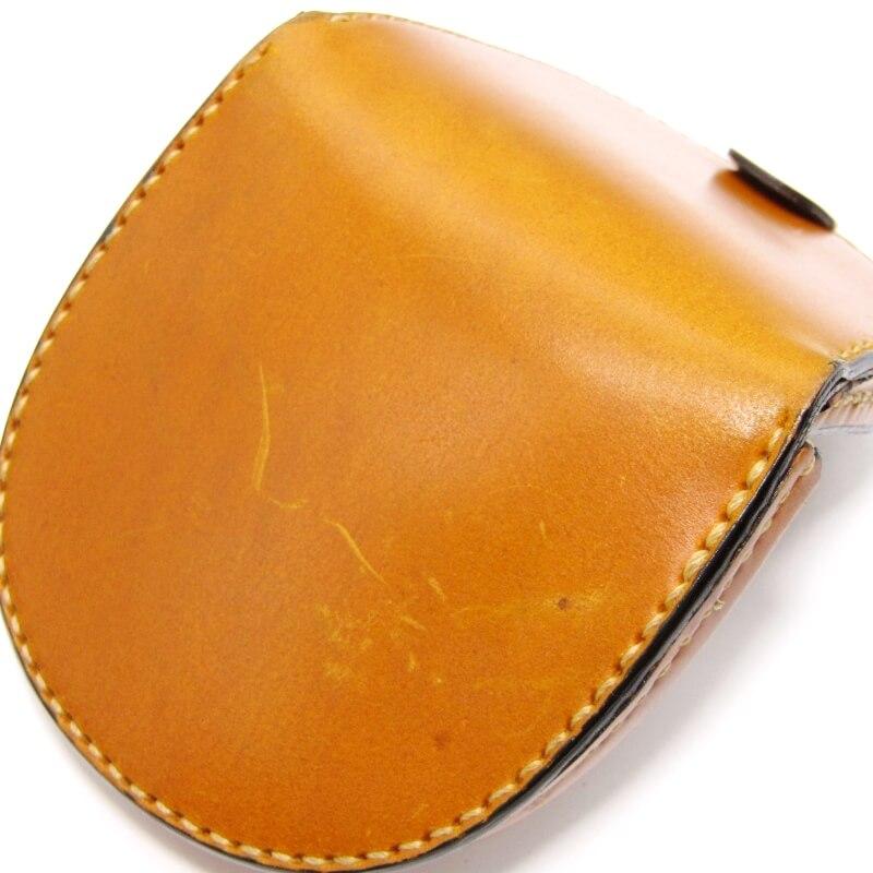 Flathority フラソリティ コードバン コインケース 馬蹄型キャメル Flathority フラソリティ コードバン コインケース 馬蹄型キャメル