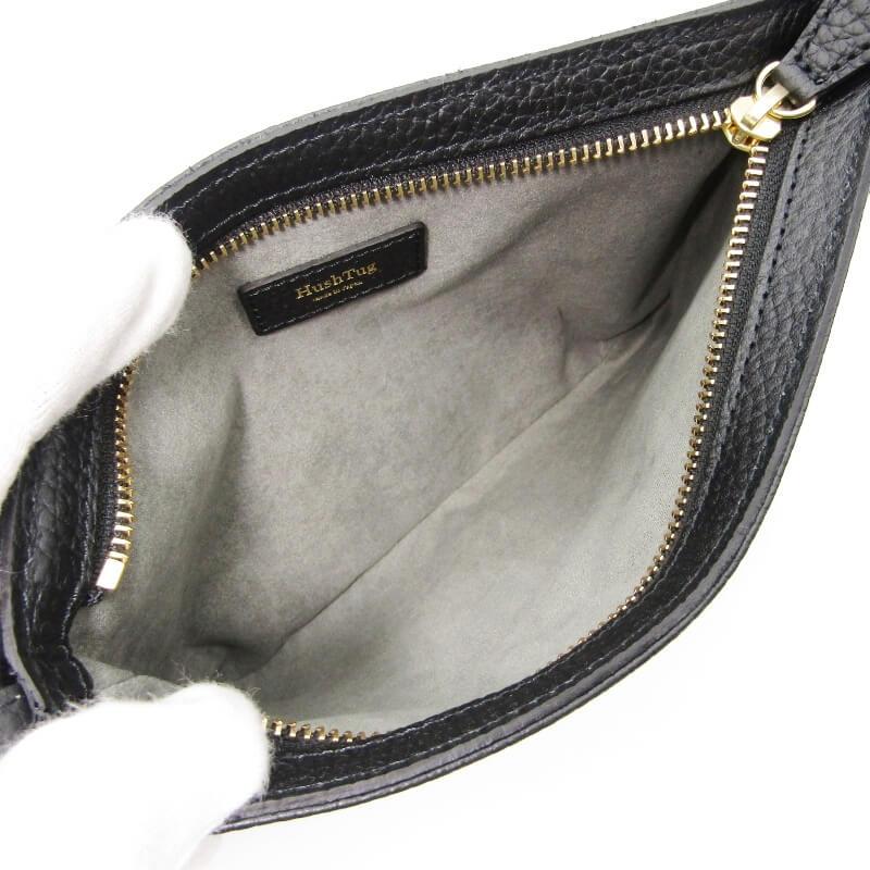 未使用 HushTug ハッシュタグ サコッシュ レザー 日本製