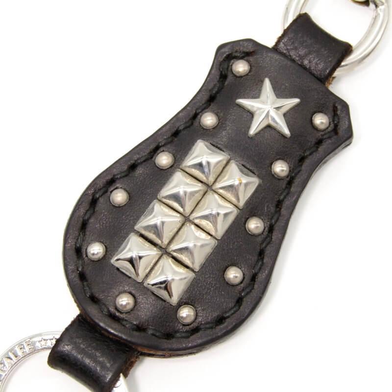 CALEE キャリー キーリング SQUARE LEATHER KEY RING スクエア CALEE キャリー キーリング SQUARE LEATHER KEY RING スクエア