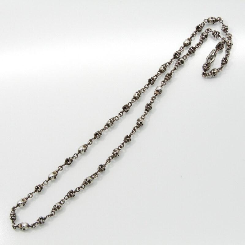 JUSTIN DAVIS ジャスティンデビス ネックレス SNJ126 SKULL DIVINE