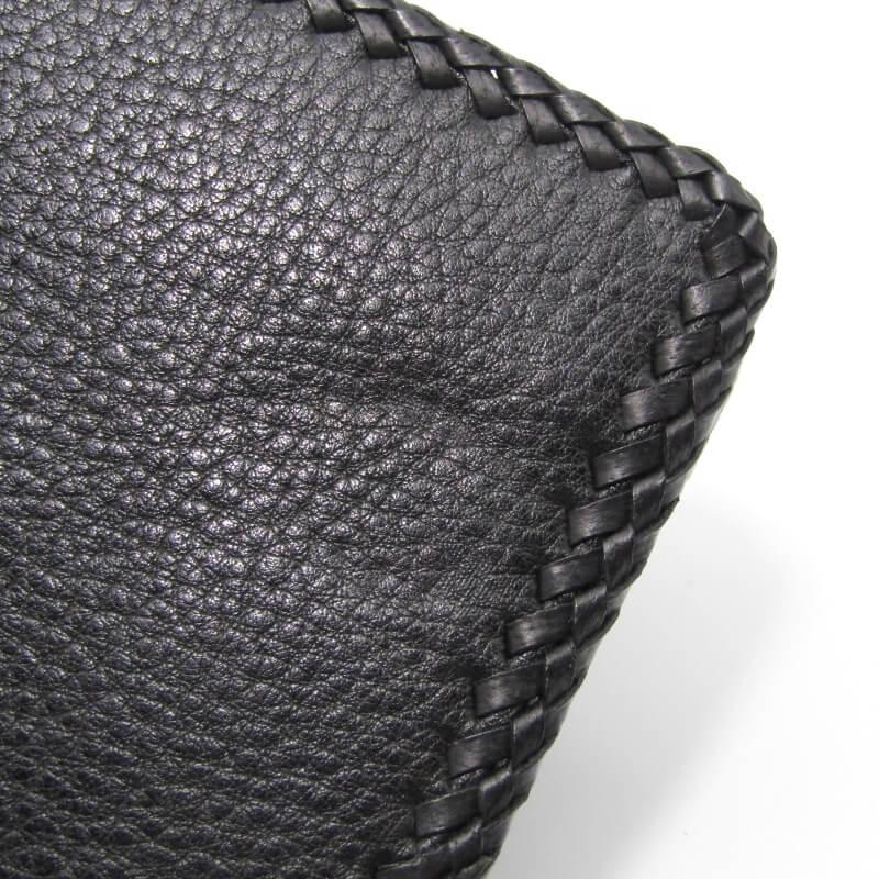 極美品 ウィリアムウォレス 折り財布 レザー ブラック シルバー925 財布 ウォレット 牛革 ジュエリー ブラック・ベーシック WW-0002