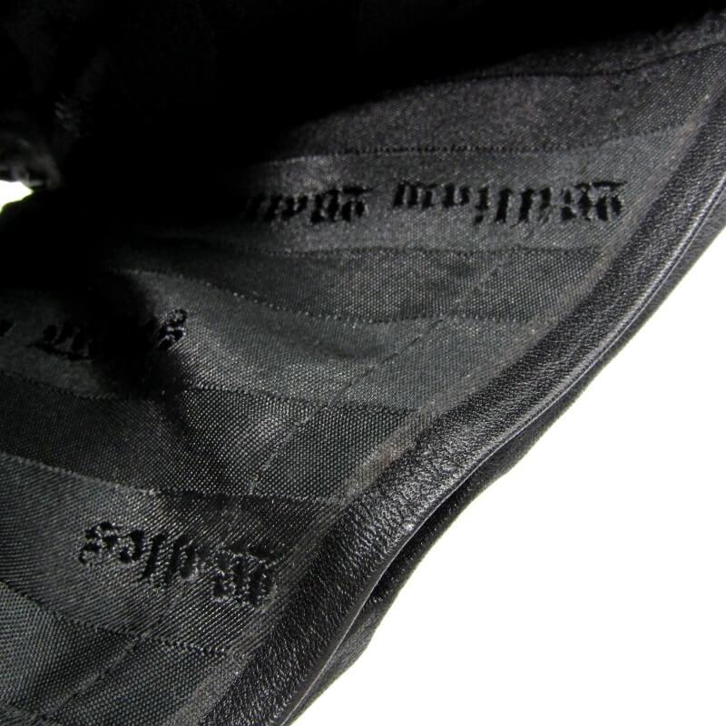 極美品 ウィリアムウォレス 折り財布 レザー ブラック シルバー925 極美品 ウィリアムウォレス 折り財布 レザー ブラック シルバー