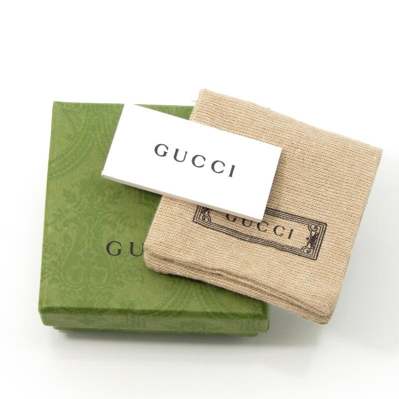 美品 GUCCI グッチ リング 599740 J8400 0811 #17 インターロッキングG チェーン ゴルメット Ag925/SV925 イタリア製 16号  28007136｜classic｜06